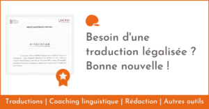 Besoin d'une traduction légalisée ?